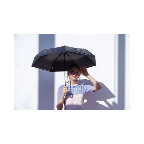 7本骨遮光折りたたみ傘 江戸 呂色