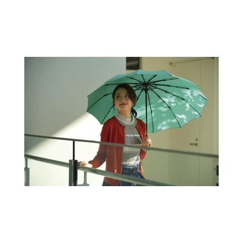 軽量12本骨折りたたみ傘 江戸 浅葱