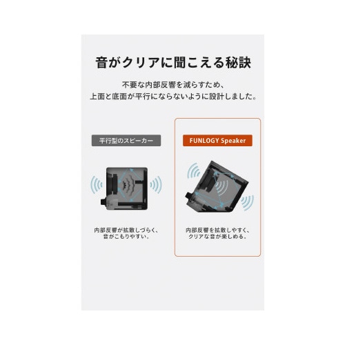 スピーカー FUNLOGY SpeakerBK