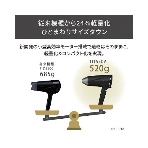 プロテクトイオンドライヤー ハイパワー 黒