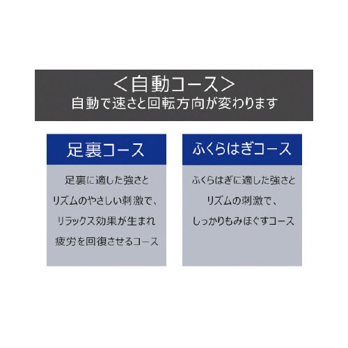 コンパクトフットマッサージャー 茶