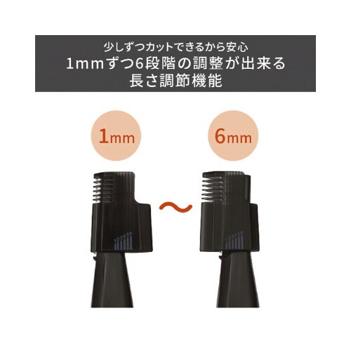 メンズフェイスシェーバー 乾電池式 灰