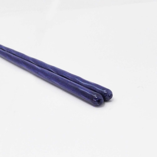 箸 箸置きセット 瑠璃 23cm