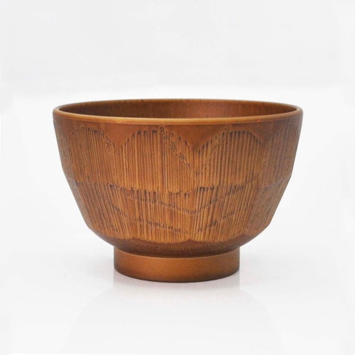 亀甲汁椀 φ10.9 ブラウン×2