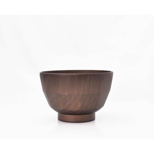 亀甲汁椀 φ10.9 ダークブラウン×2