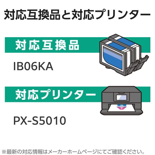 リサイクルインク IB06KA ブラック(顔料)