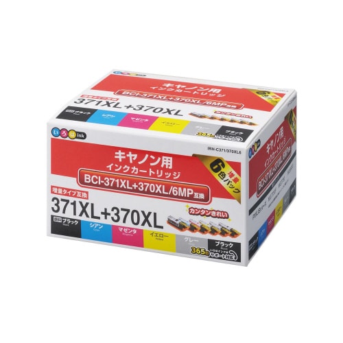 互換インク BCI−371XL+370XL 6MP