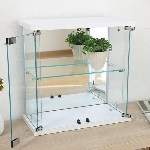 卓上ガラスコレクションケース WH