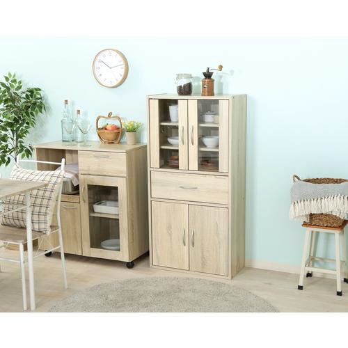 ミドルキッチンキャビネット ホワイトオーク