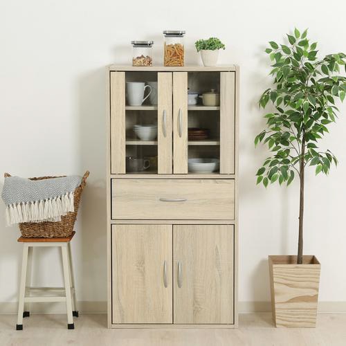 ミドルキッチンキャビネット ホワイトオーク