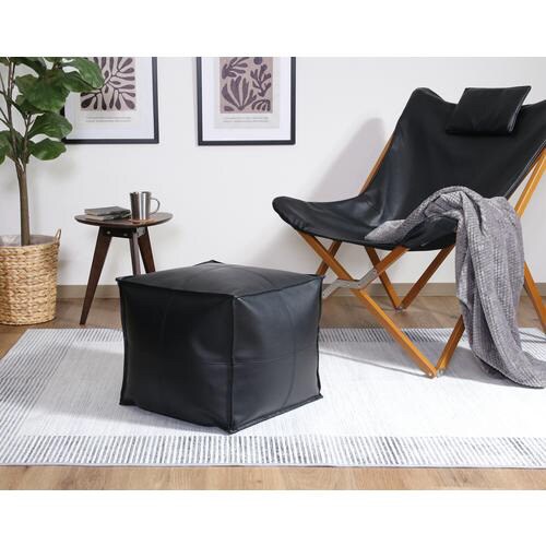 超軽量スツール フロート スクエア BK