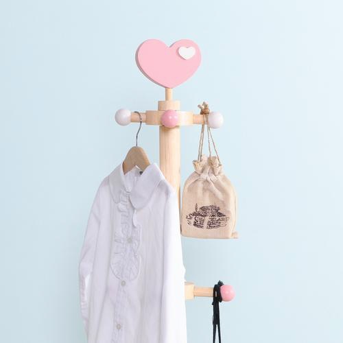 キッズポールハンガー ハート