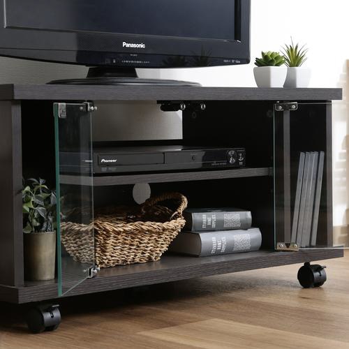 コーナーTVボード ブラウン