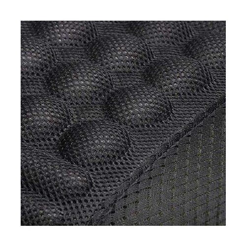 腰枕 クールメッシュ 37×38×11cmブラック
