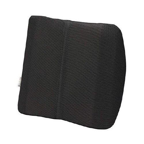 腰枕 爽快メッシュ 37×36×10cm ブラック