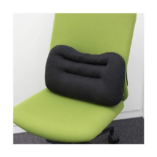 腰枕 低反発 31×45×9cm ブラック