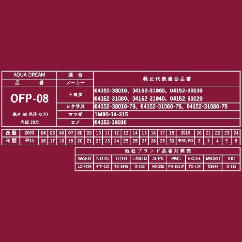 PLATINUMオイルフィルター