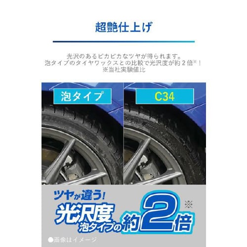 ブライトマジック 超艶タイヤワックス C34