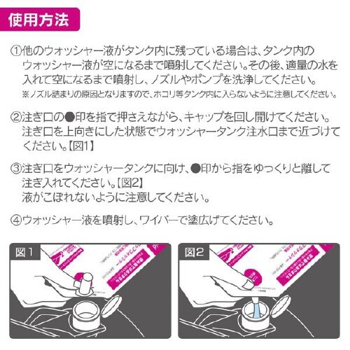 ウインドウウォッシャー液撥水タイプ PCD−401