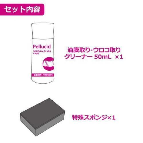 ガラス油膜&ウロコ除去クリーナー PCD−46