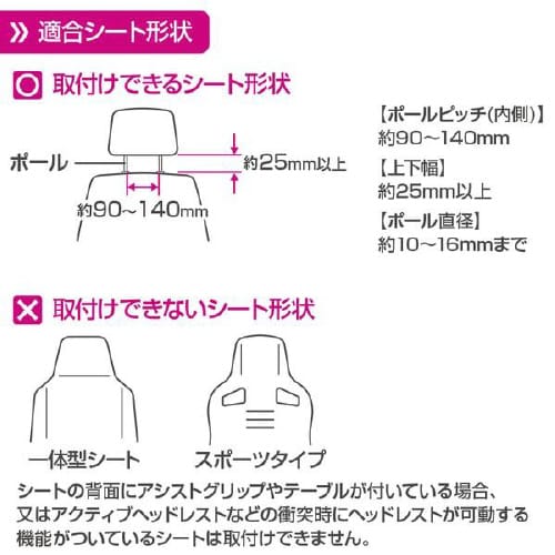 タブレットホルダー ワンタッチタイプ リア