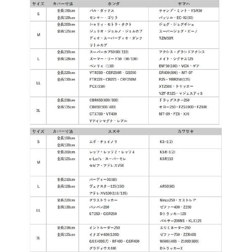 燃えにくいバイクカバー シルバー Lサイズ