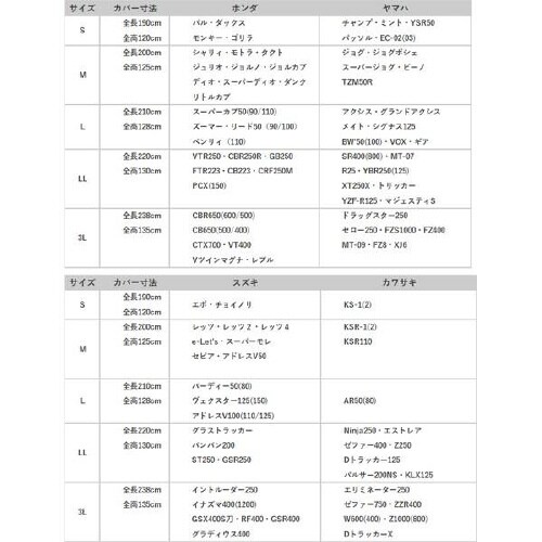 燃えにくいバイクカバー シルバー LLサイズ