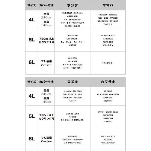 燃えにくいバイクカバー シルバー 3Lサイズ