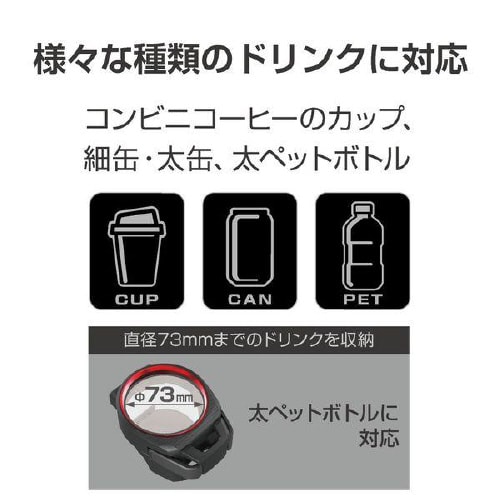 スマホドリンクホルダー (ペットボトルを収納)