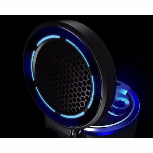 灰皿 ソーラーリングアッシュ ブラック LED付き