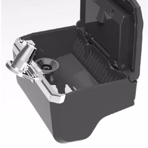 灰皿 オンドアアッシュ ドアポケット型ブラック