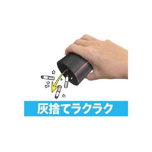 灰皿ソーラーライトアッシュレッドLED付き