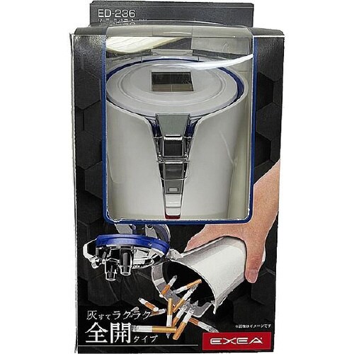 灰皿ソーラーライトアッシュ ホワイトLED付き