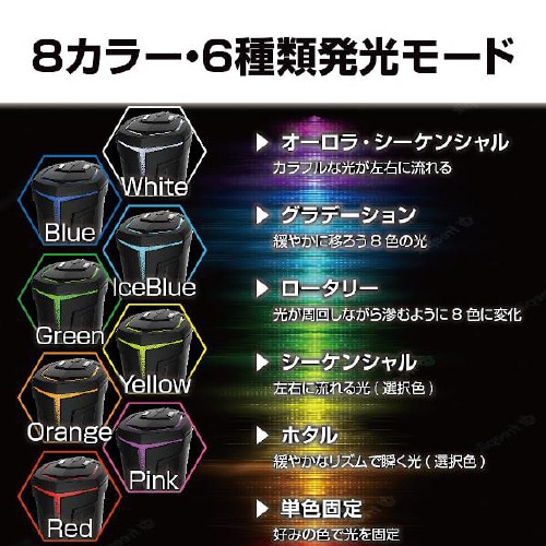 灰皿 シーケンシャルライトアッシュ LED付き