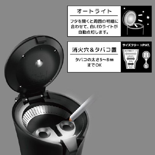 ソーラーライトアッシュ カラーマットブラック
