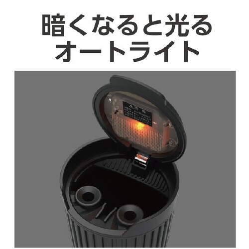 灰皿 ミリタリースタイル ブラック EN−19