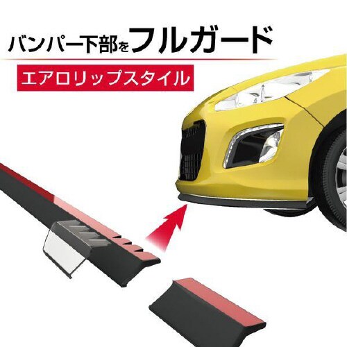 EXEAエアロリッププロテクター ブラック