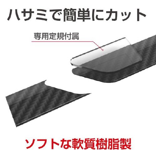 EXEAプロテクター トリムモール カーボン調