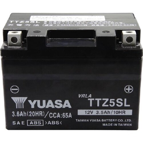 バイク用バッテリー 電解液注入済み TTZ5SL