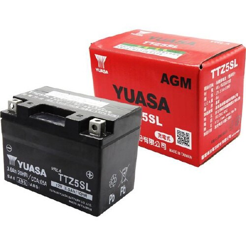 バイク用バッテリー 電解液注入済み TTZ5SL
