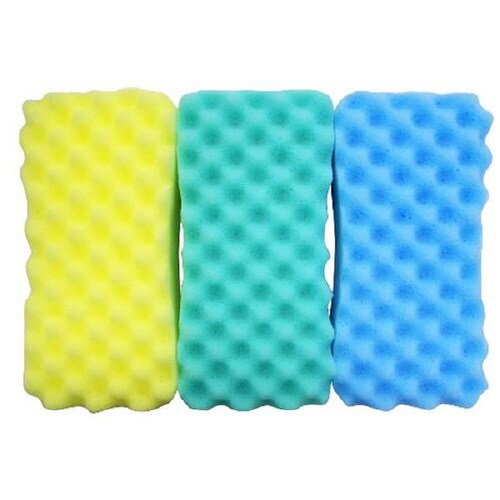洗車スポンジ カラフルウォッシュ 3個入