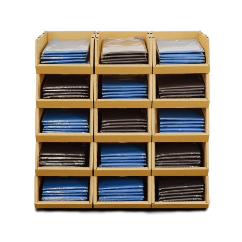 スタッキングコンテナM 6個セット クラフト