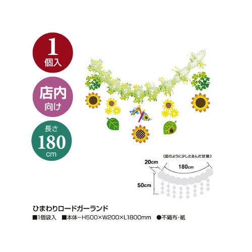 ひまわりロードガーランド