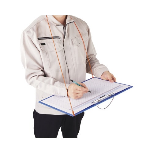 用箋挟 A3 横 青 ペンホルダー付