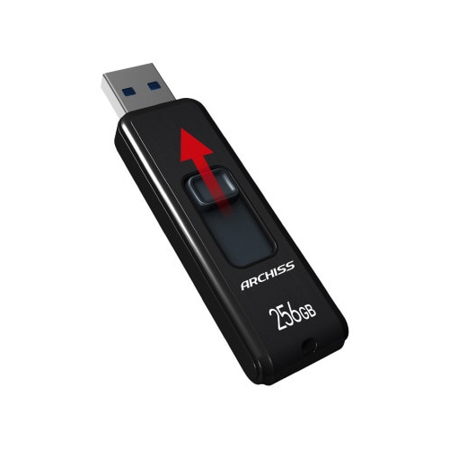 USBメモリ USB3.2 256GBブラック