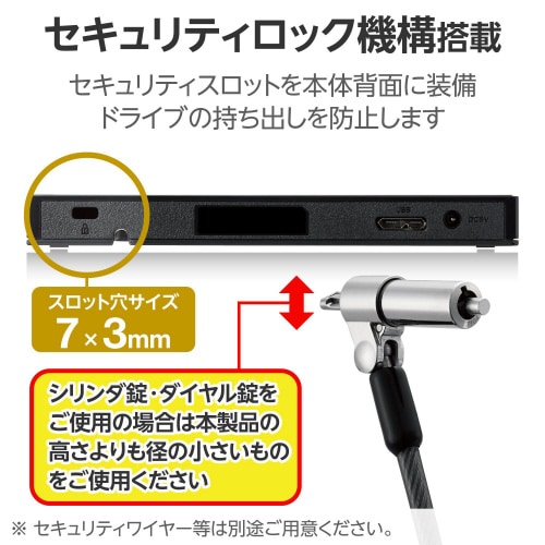 外付けDVDドライブ 読込専用 ACアダプタ付 黒