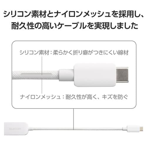 USB−C to HDMI 変換アダプタ 白
