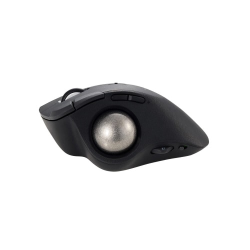 トラックボールマウス ベアリング 10ボタン 黒