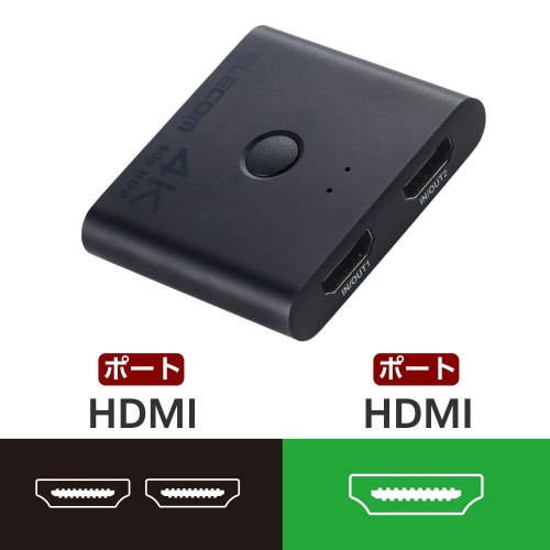HDMI 切替器 分配器 セレクター ブラック