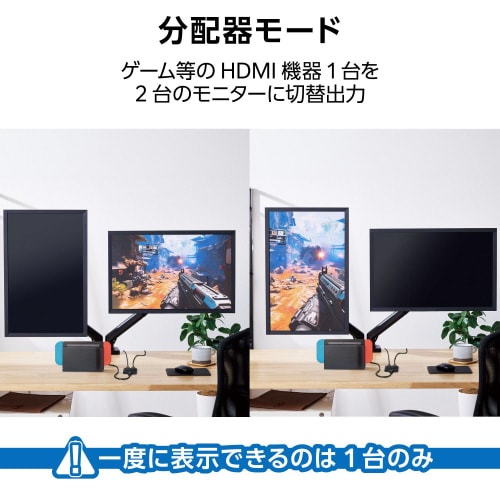HDMI 切替器 分配器 セレクター ブラック